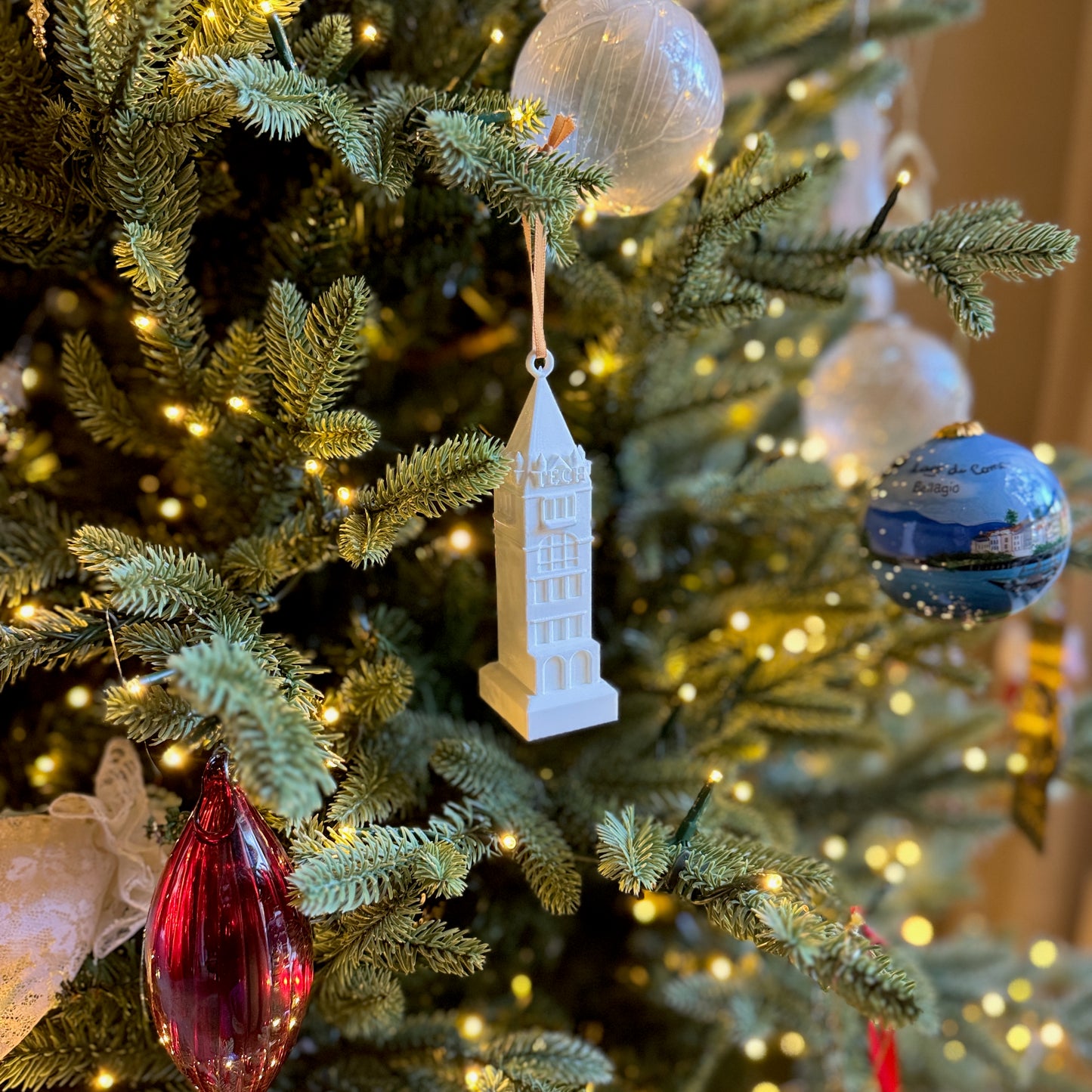 The Tech Tower ornament for Georgia Tech.