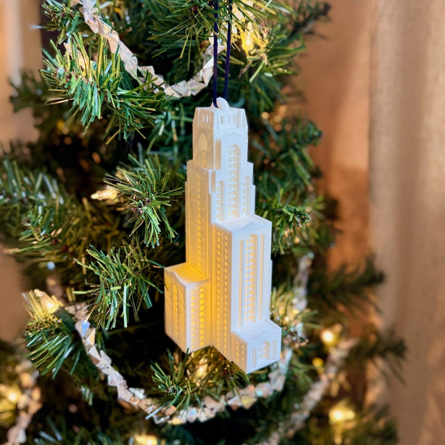 The Pitt Cathy Ornament for University of Pittsburgh students.
