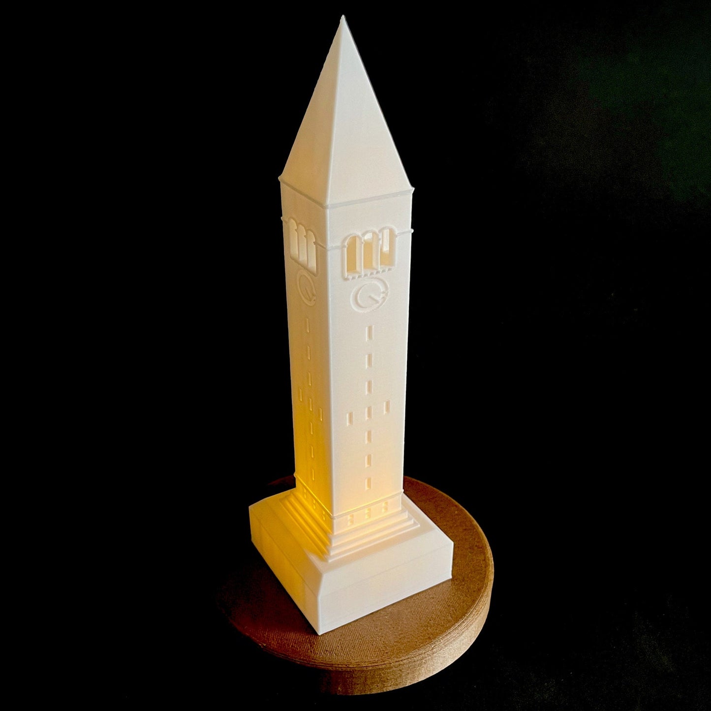 The Cornell McGraw Tower light, shown in detail.
