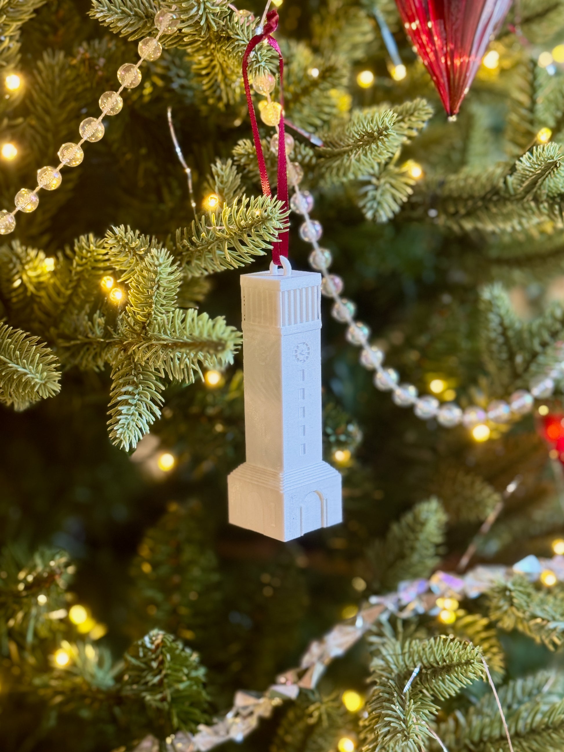 The Texas A&M keepsake ornament on an Aggies tree.