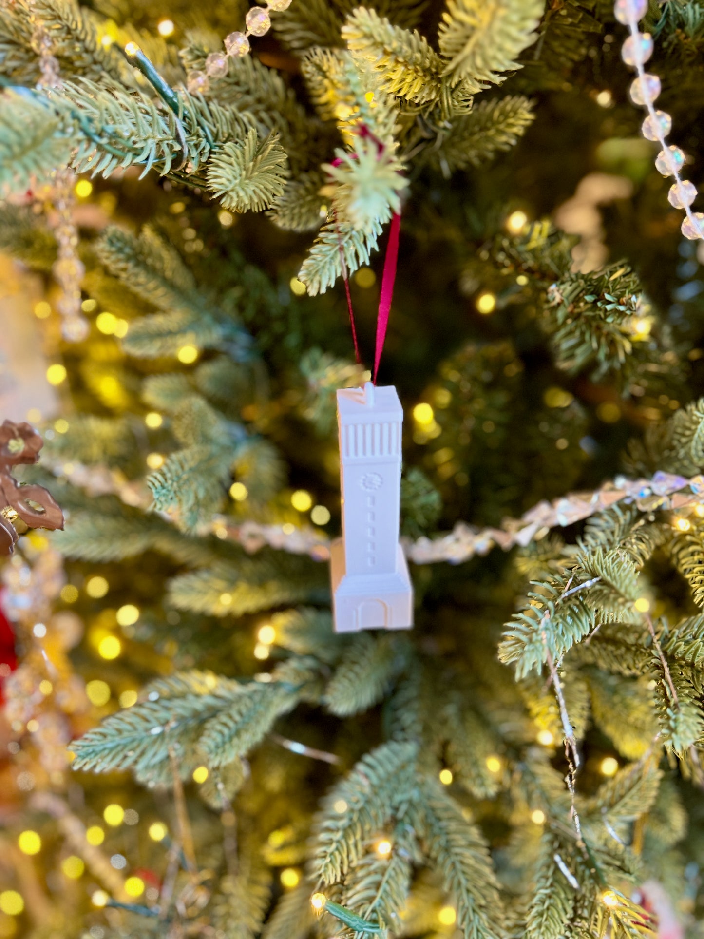 Texas Aggie Ornament of the Albritton Tower.