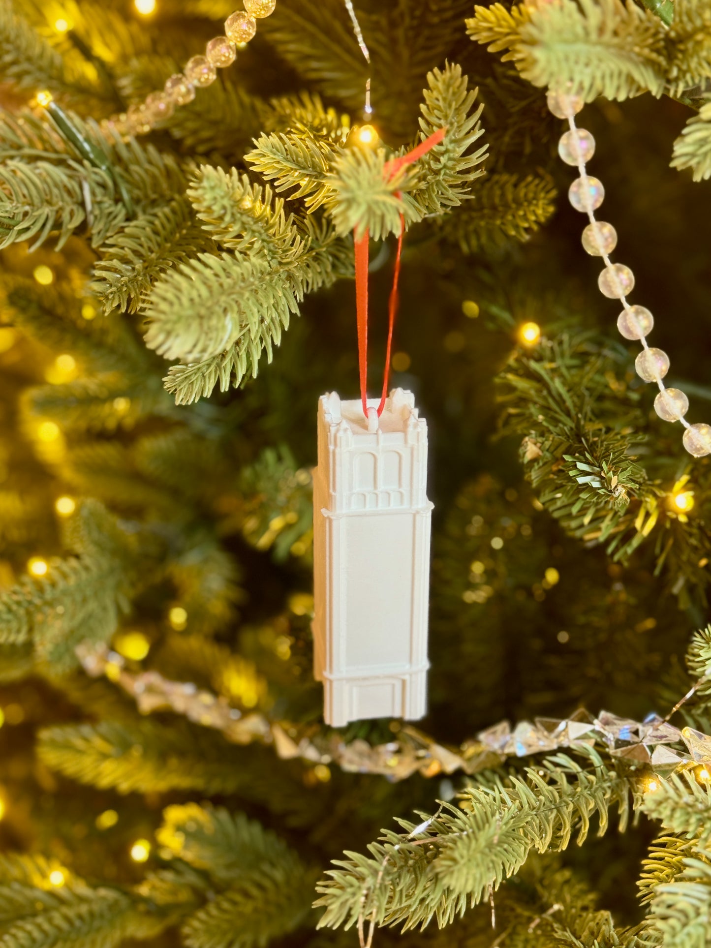 Florida Gators ornament designed as the Century Tower building. 