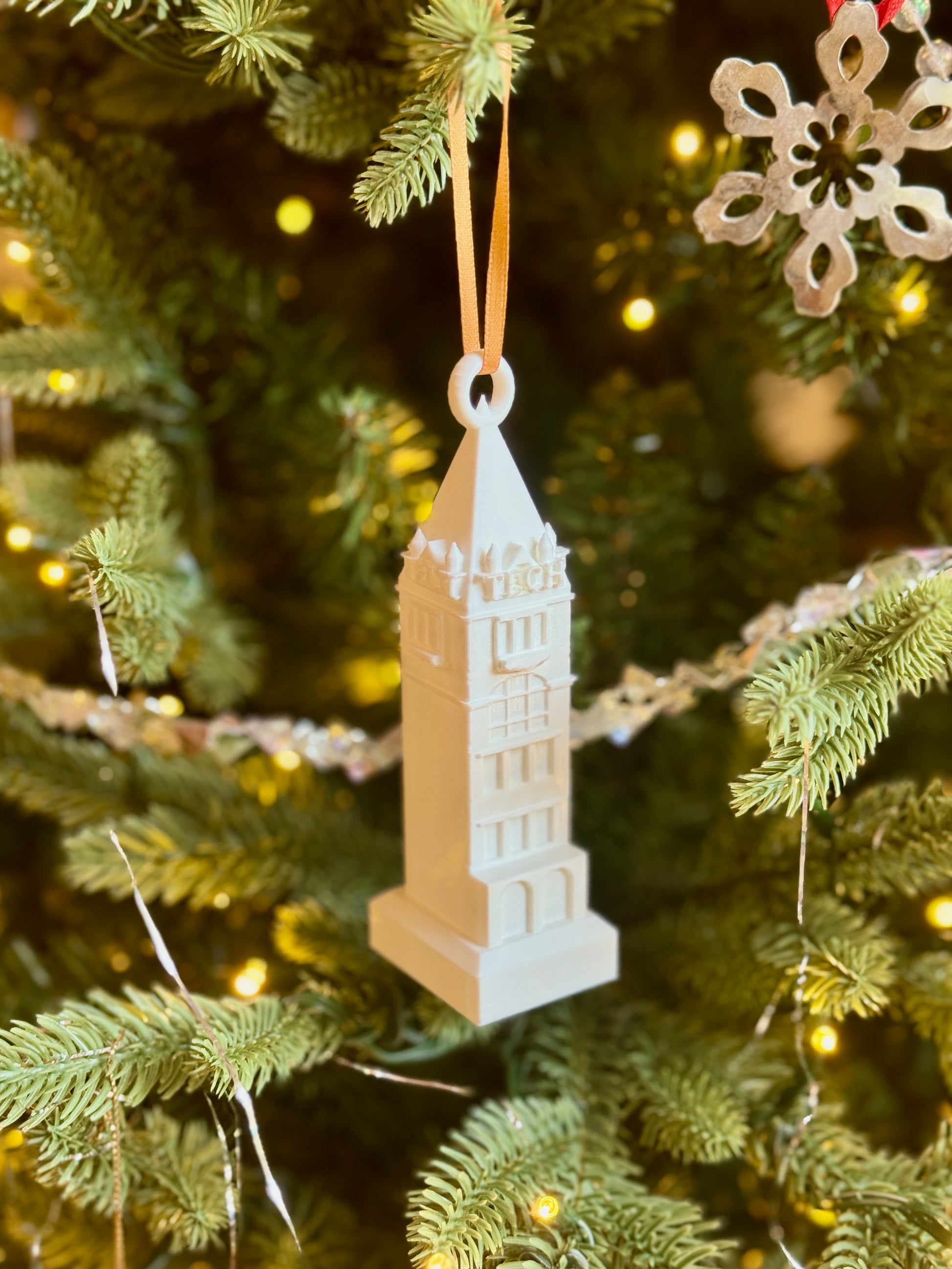 The Georgia Tech ornament designed as a GT alumni gift.