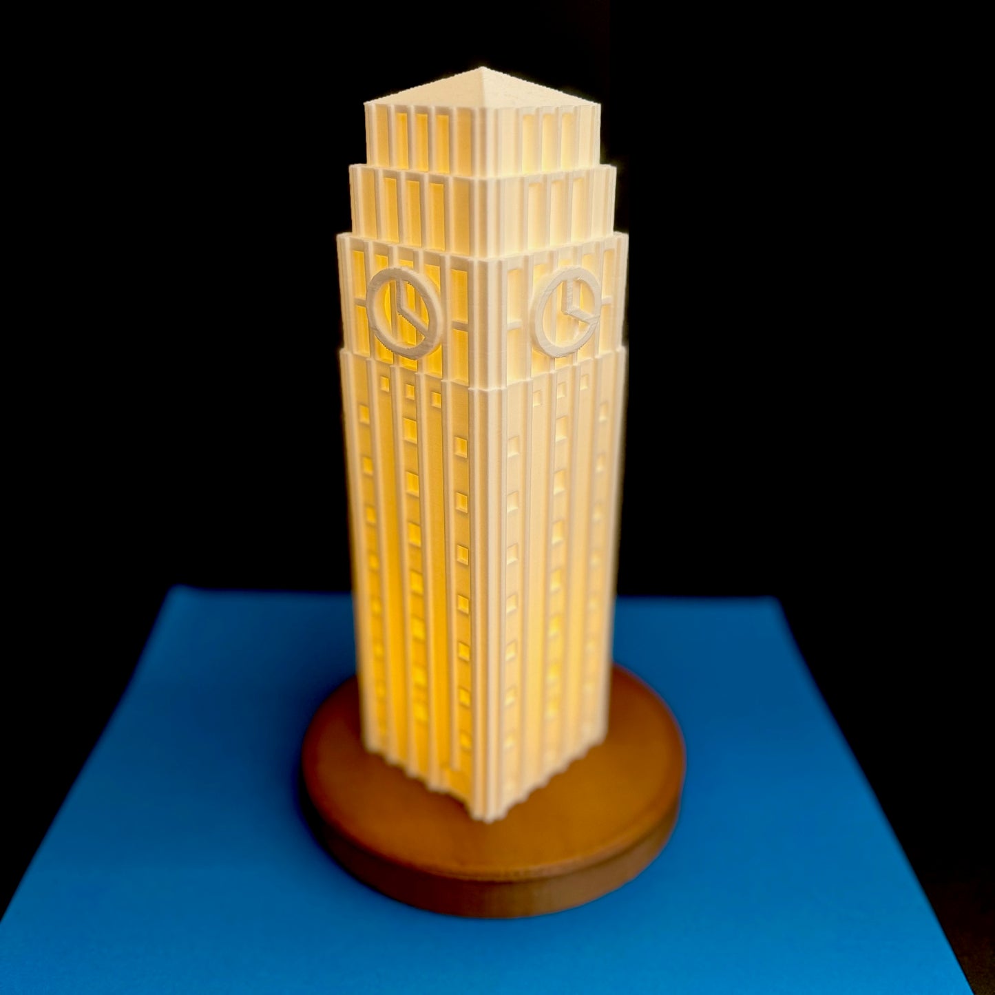 The University of Michigan Light, designed in honor of the Burton Tower and used as a graduation gift.