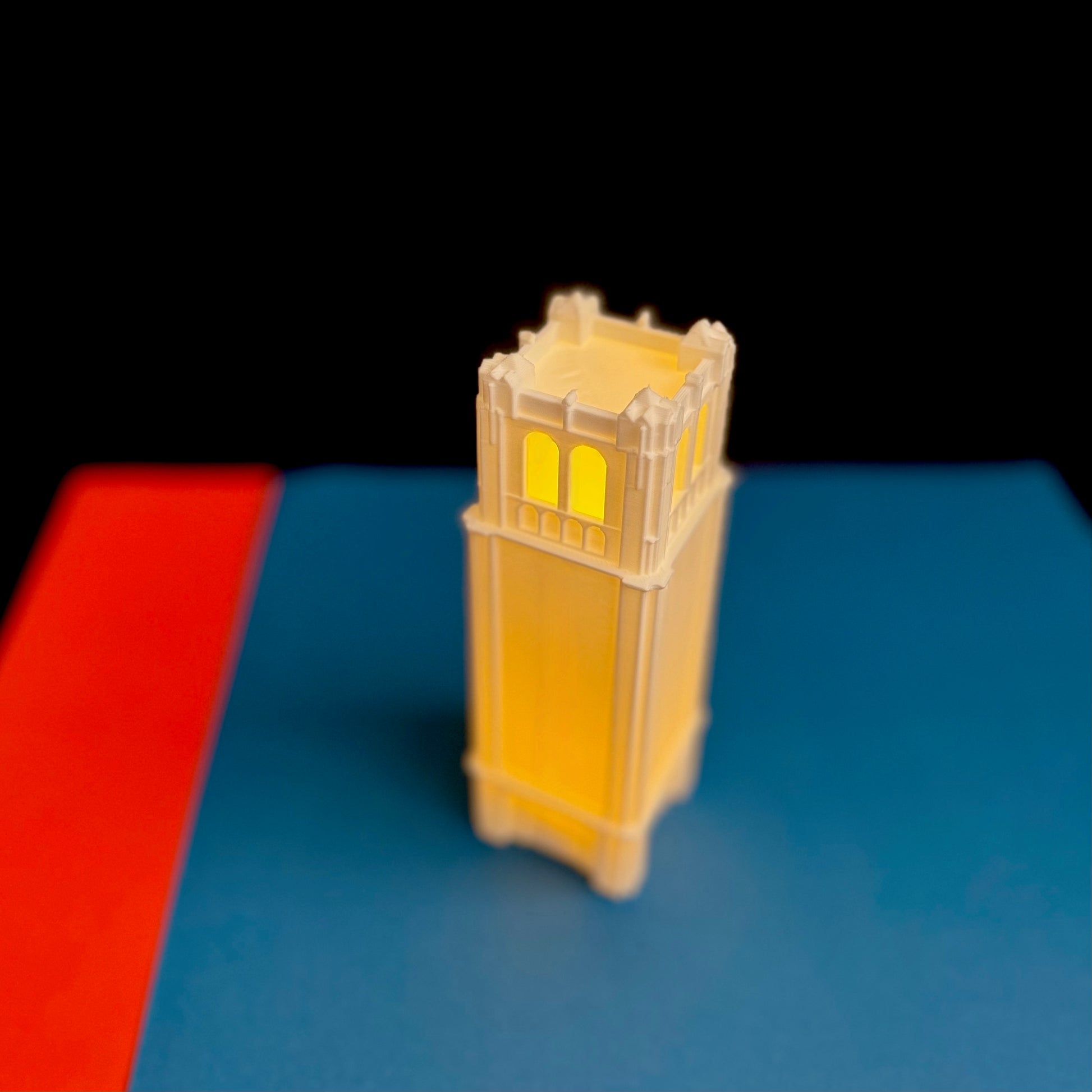 Top view of the Century tower light, used as a University of Florida graduation gift.