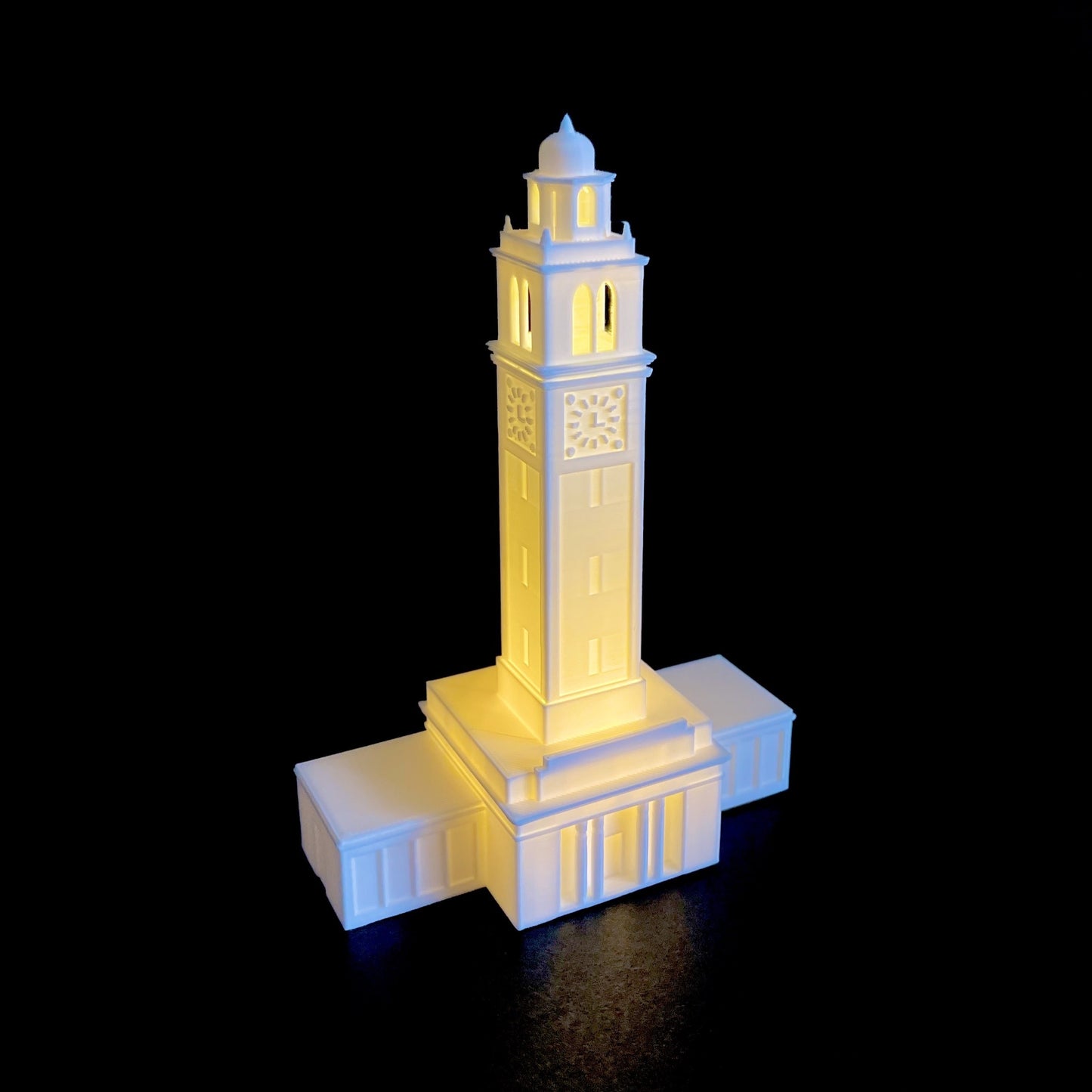 Lighted LSU Cake Topper, Memorial Tower