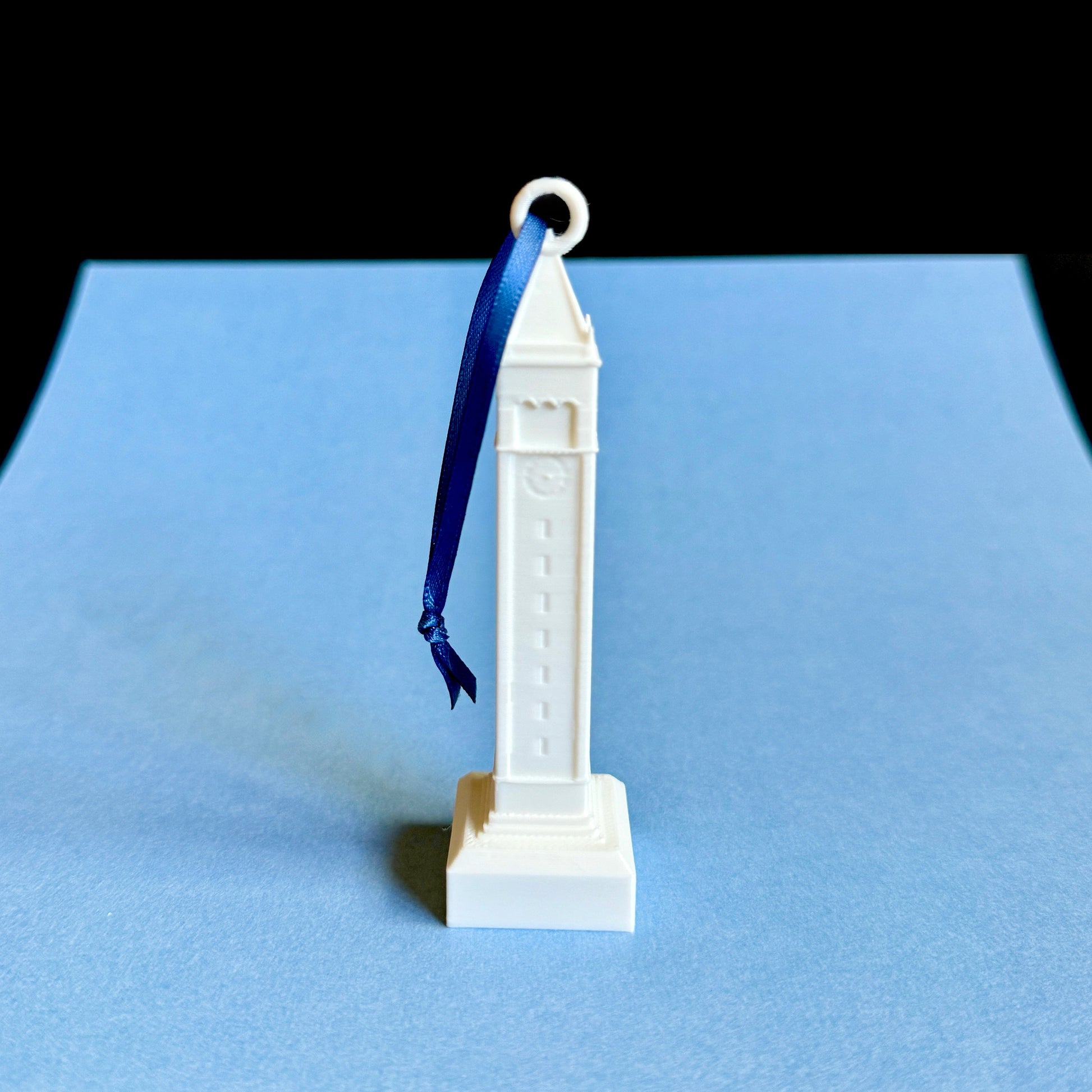 Front view of teh Berkeley Campanile ornament.