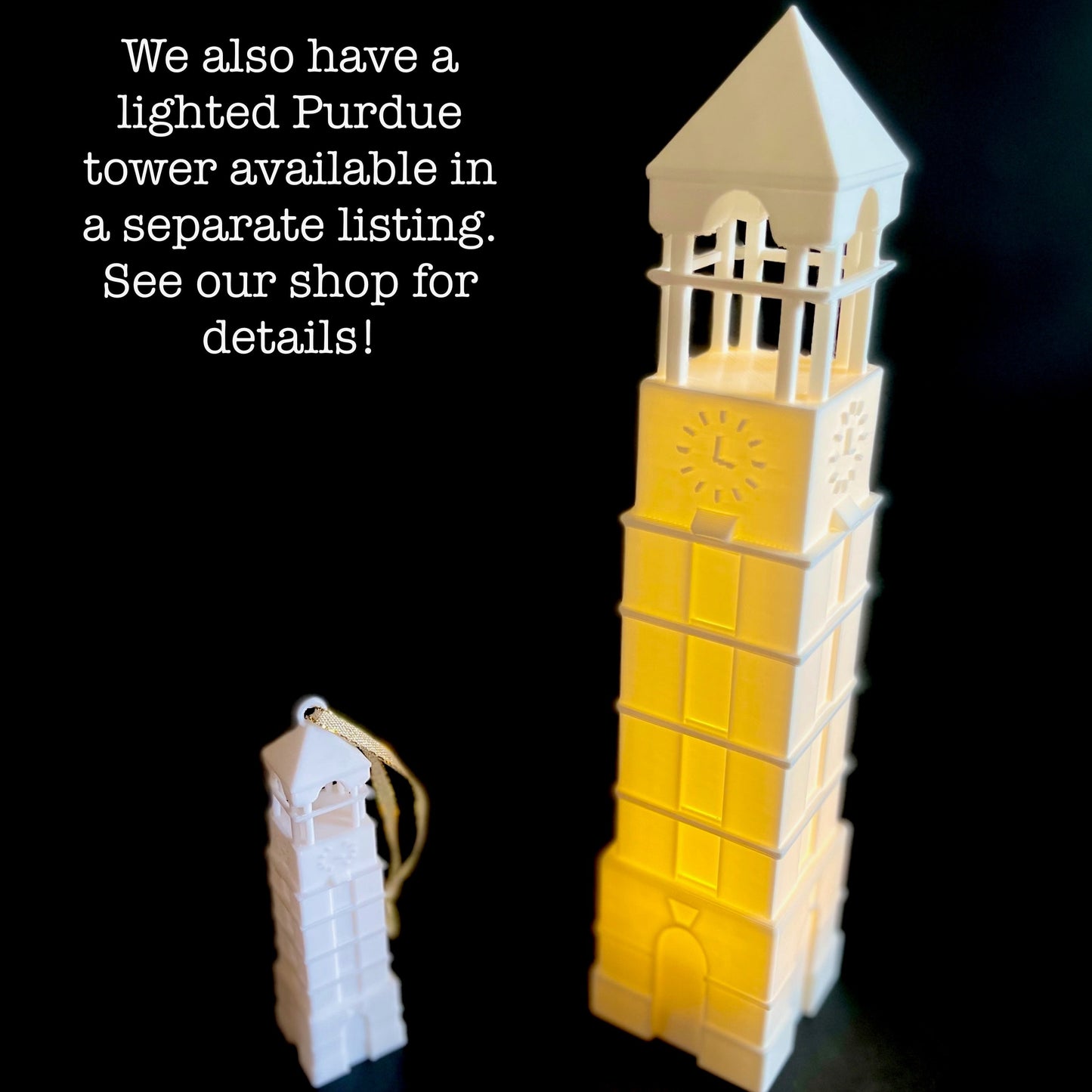 Purdue Bell Tower Ornament