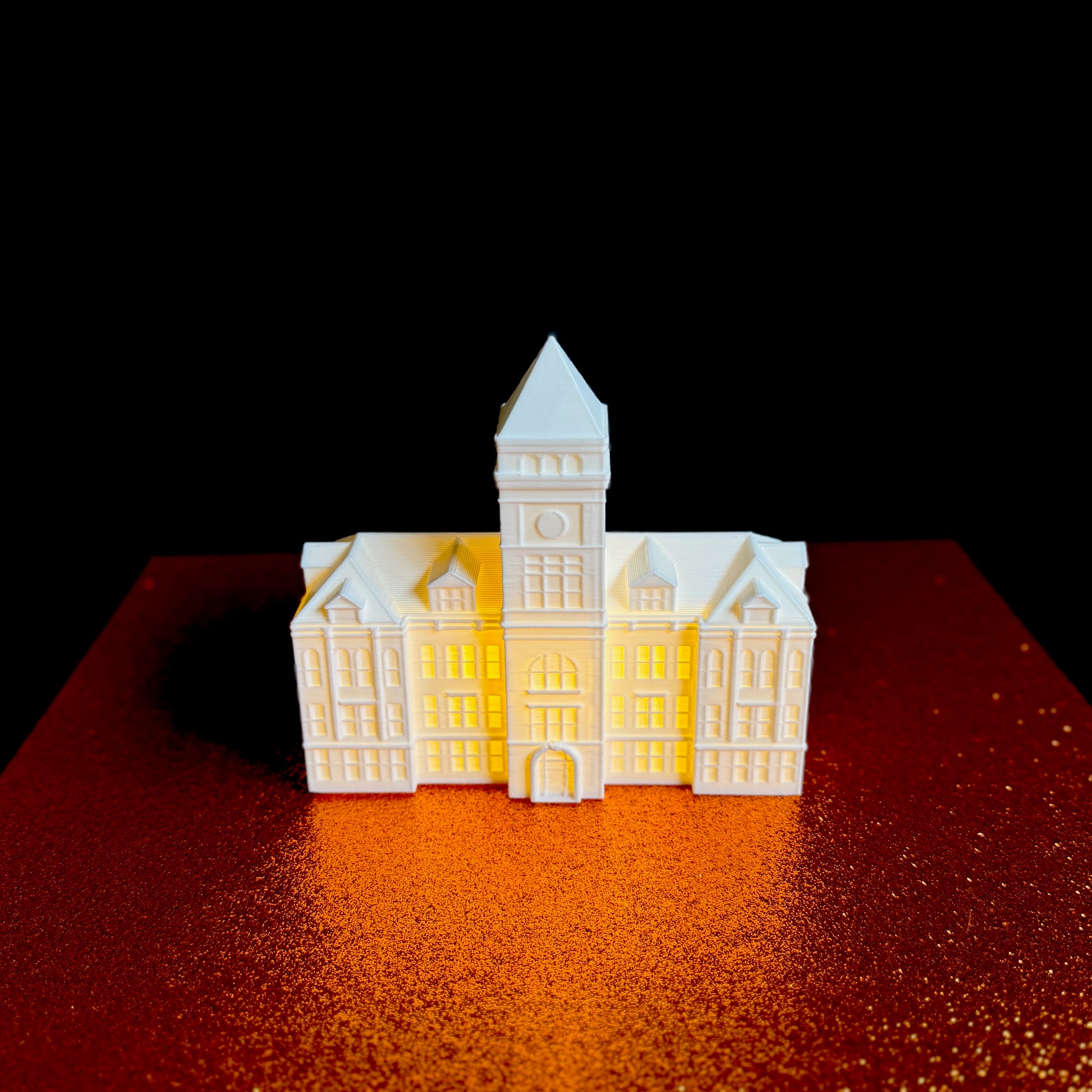 The Clemson University ornament representing Tillman Hall.