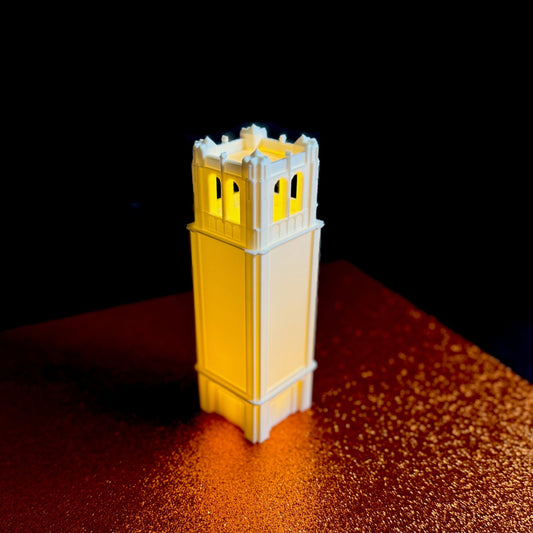 The University of Florida figurine of the Century Tower.