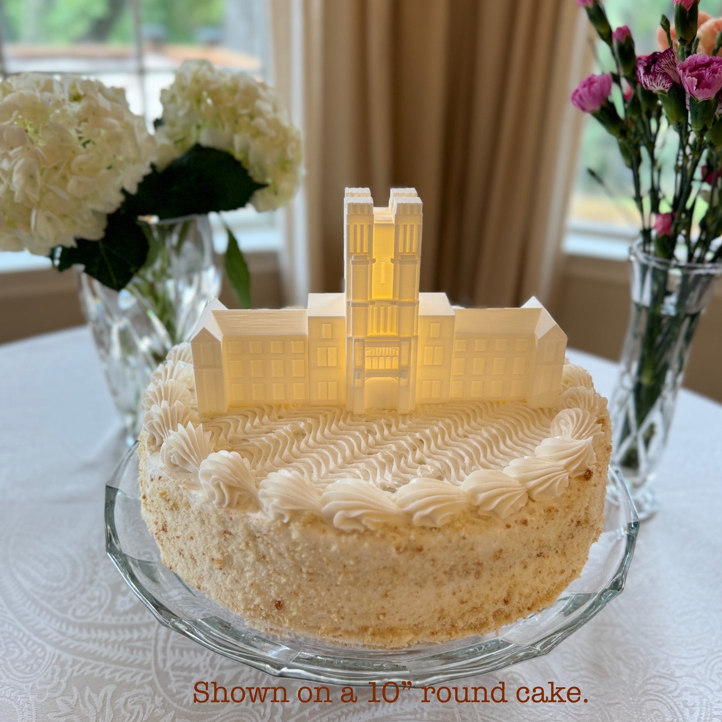 The VIrginia Tech light, used as a cake topper on a graduation cake.