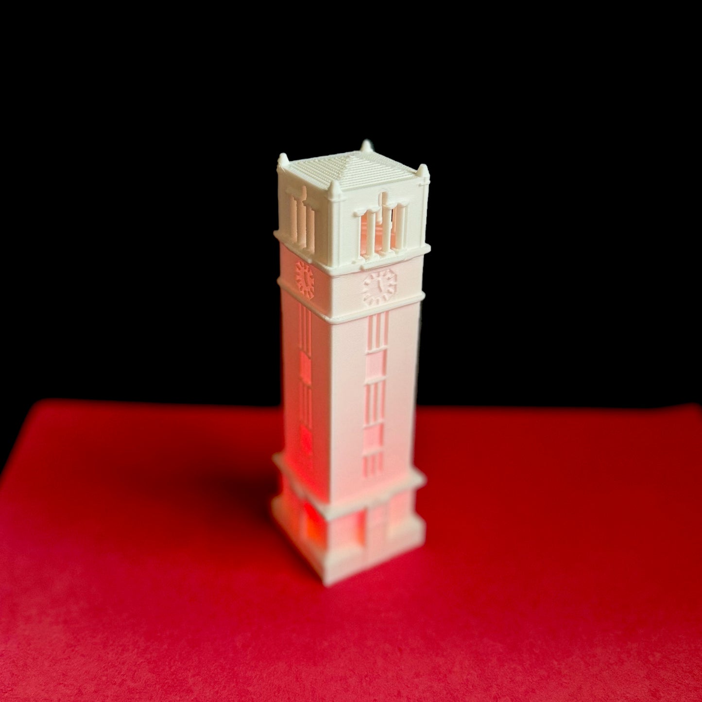 Lighted NC State Cake Topper, NC State Bell Tower