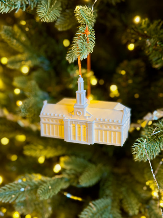 OSU Christmas Ornament of the Edmon Low library