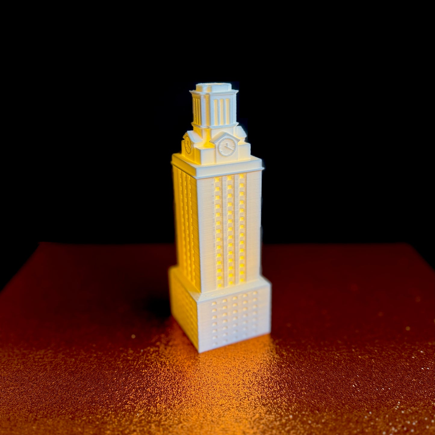 The white UT Tower night light.