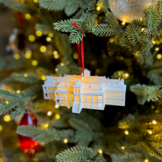 Lighted University of Arizona ornament, depicting the Old Main campus building.