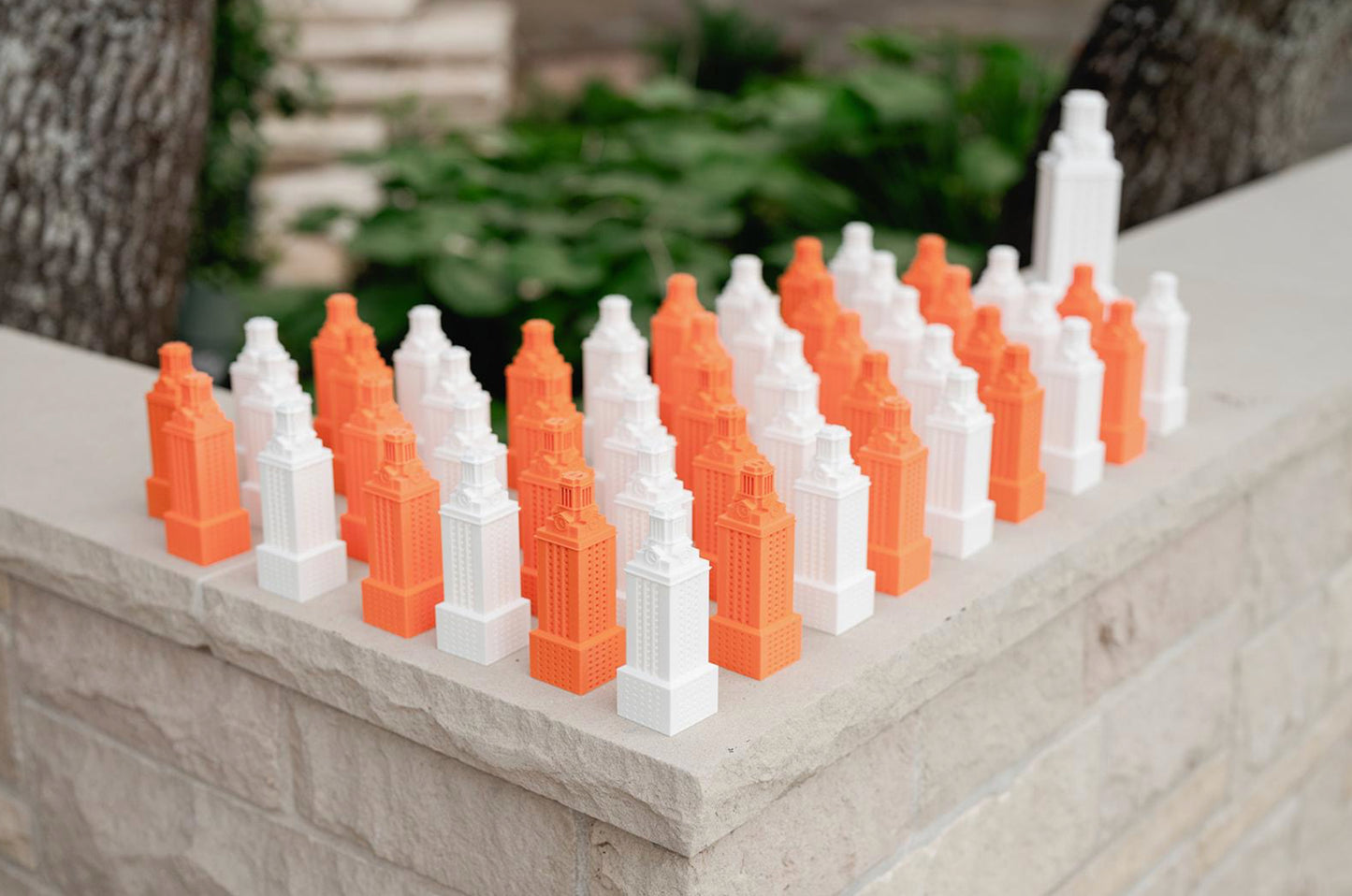 University of Texas party favors, lights designed as the UT Tower.