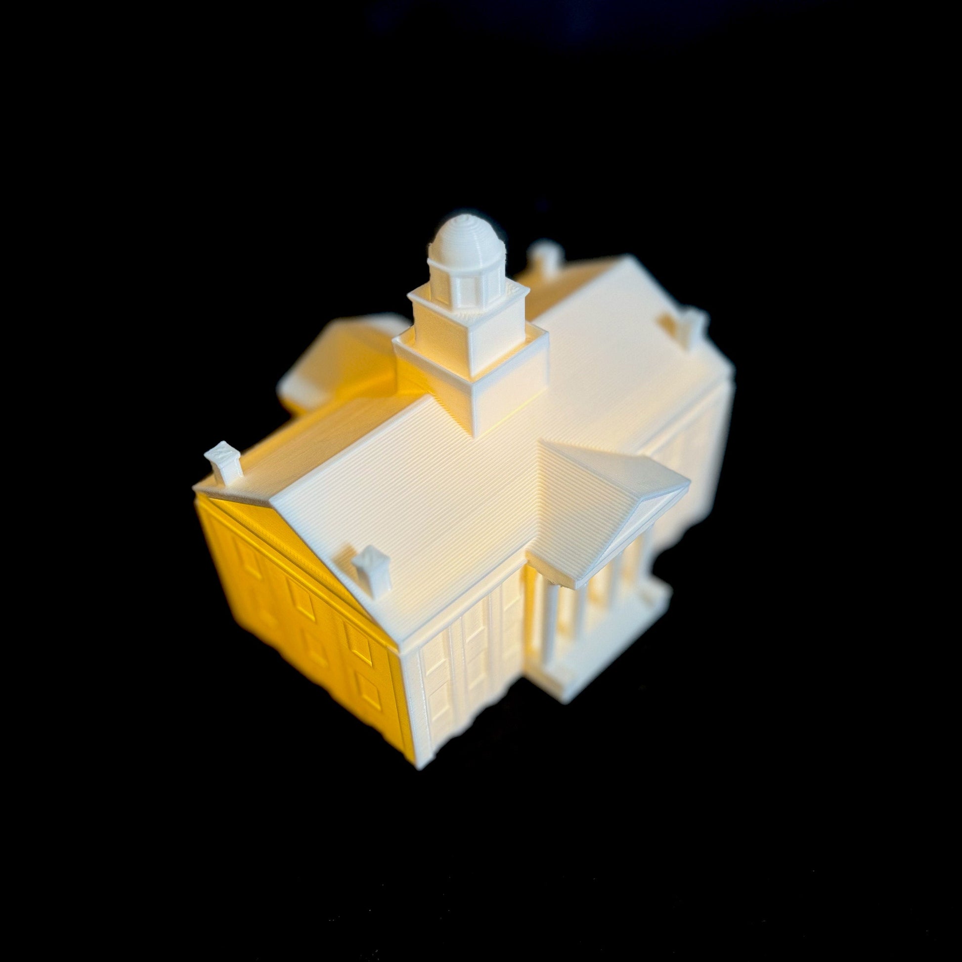 Top view of the University of Iowa light.