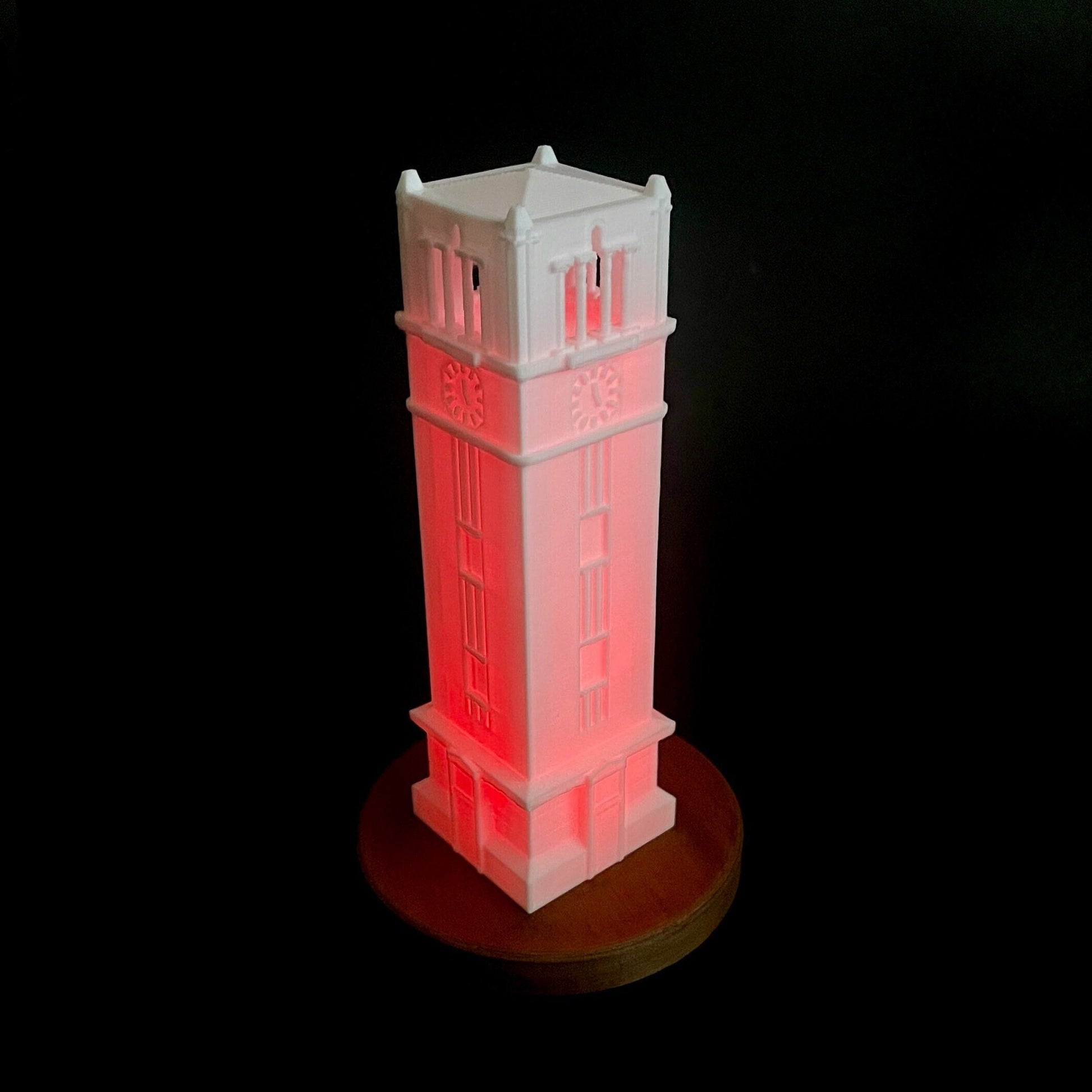 The NC State dorm decoration, shown up close.