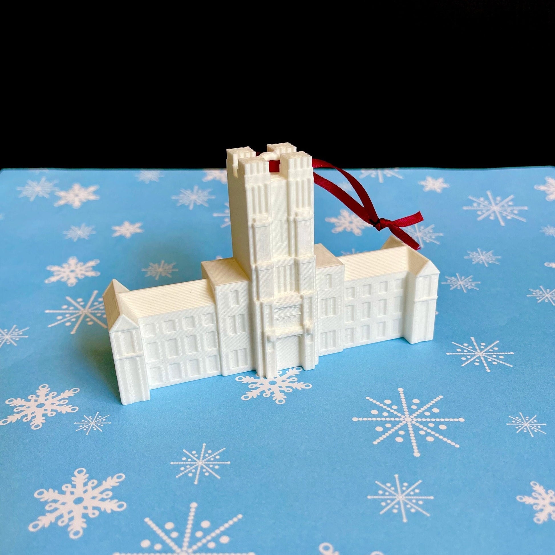 The Virginia Tech Burruss Hal ornament.