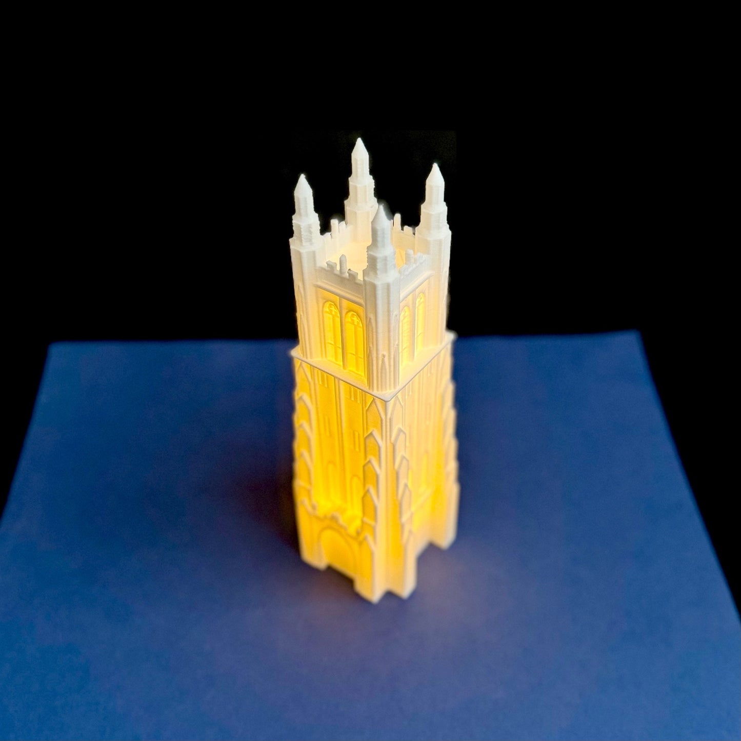 The Duke University light, which could be used as a cake topper for a Duke groom's cake.